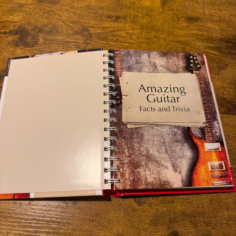 Amazing Guitar Facts and Trivia Nigel Cawthorne Hardcover Book 2011 Chartwell